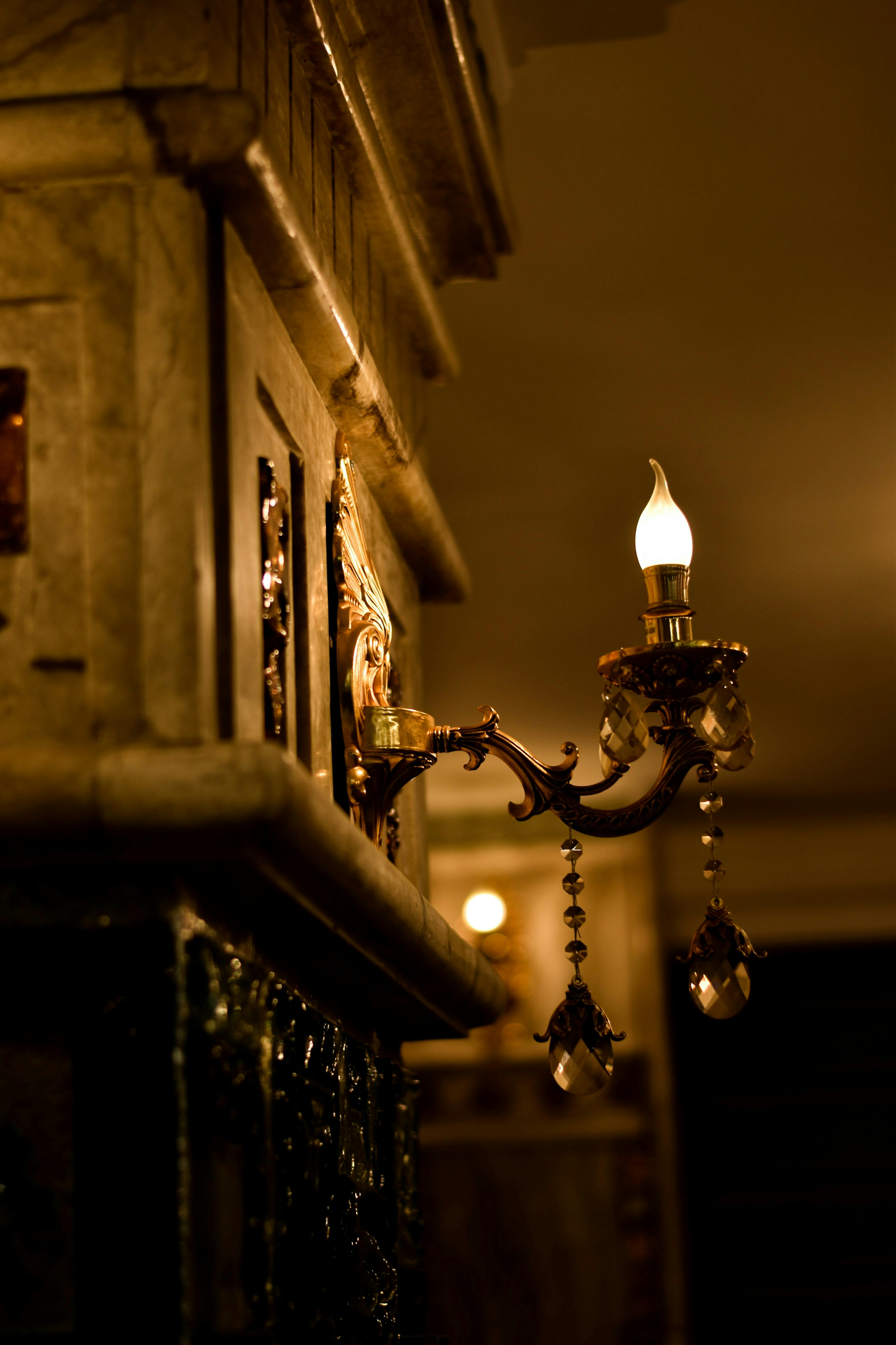 Brass Wall Sconce